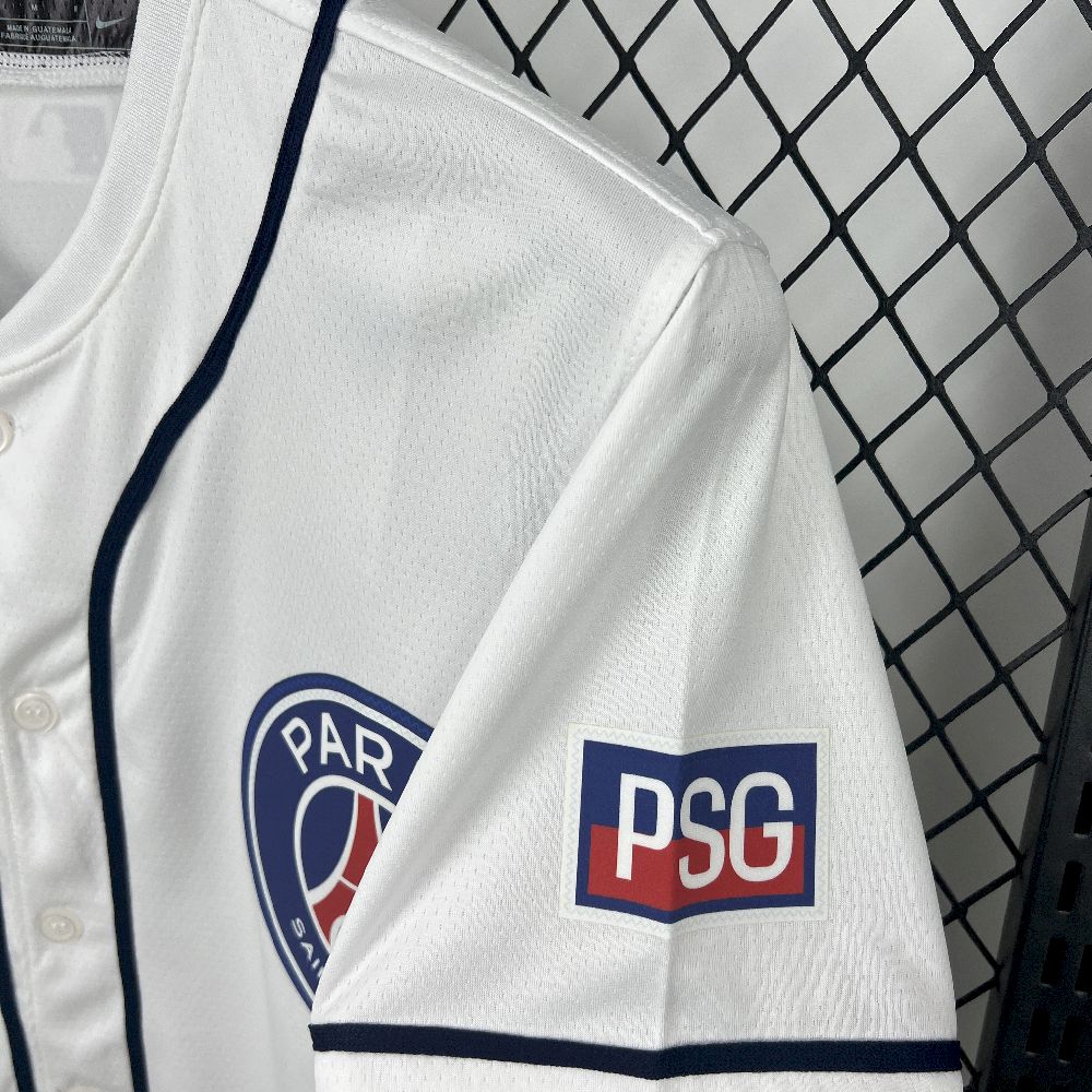 Men's Paris Saint-Germain 2025/26 Baseball Jersey