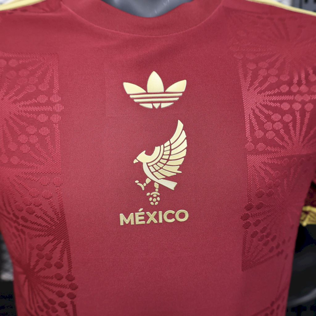 Men's Mexico 2025/26 Player Red Jersey