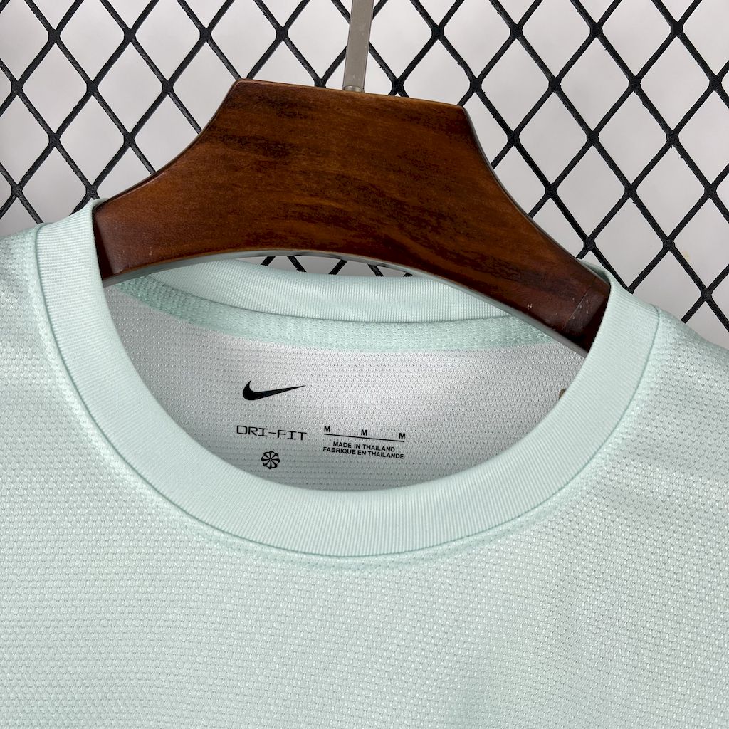 Men's Brazil 2025/26 Green and white Jersey