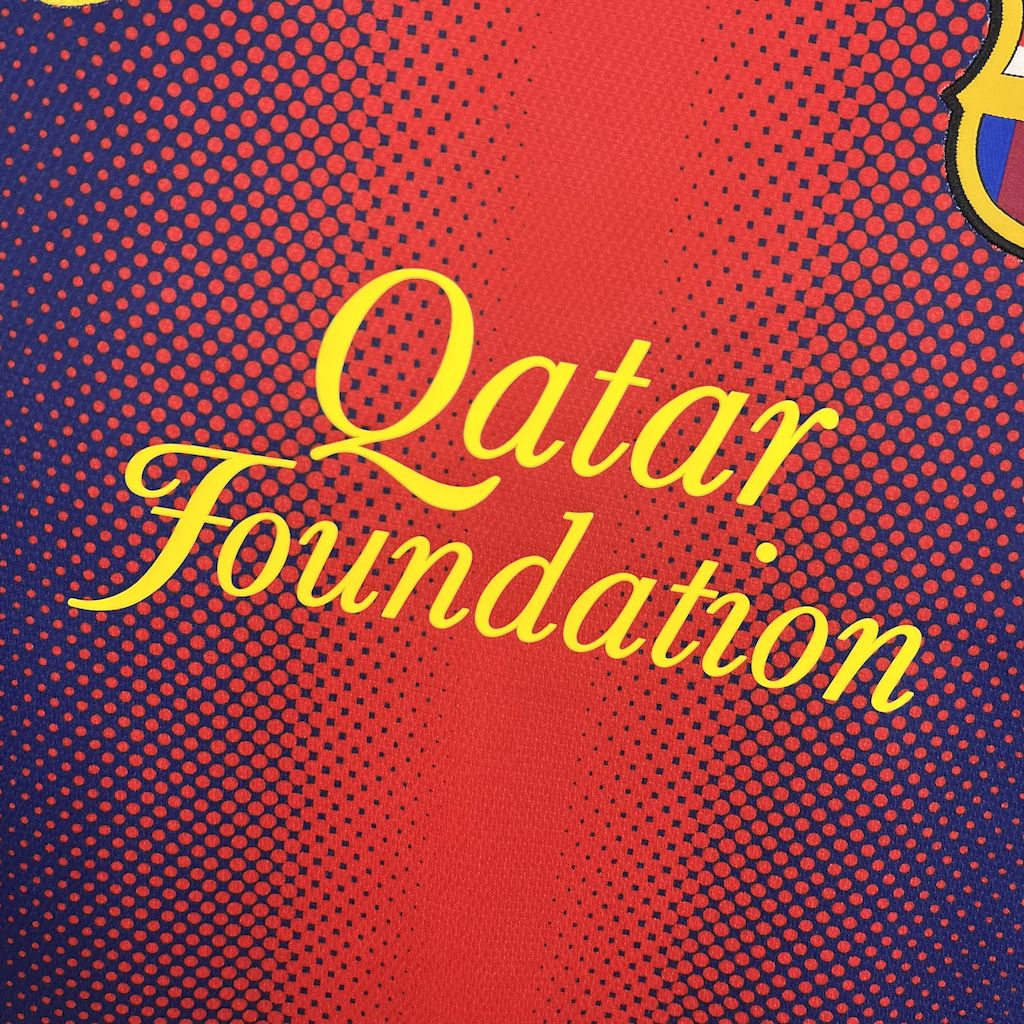 Barcelona 2012/13 Retro Home Long Sleeves Jersey