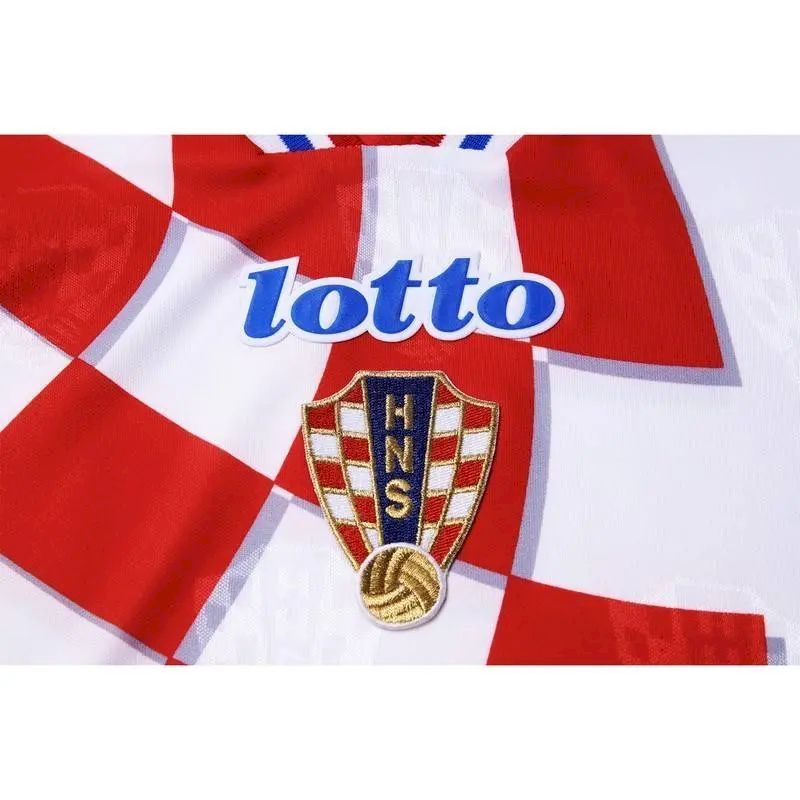 Croatia 1998 Retro Home Jersey