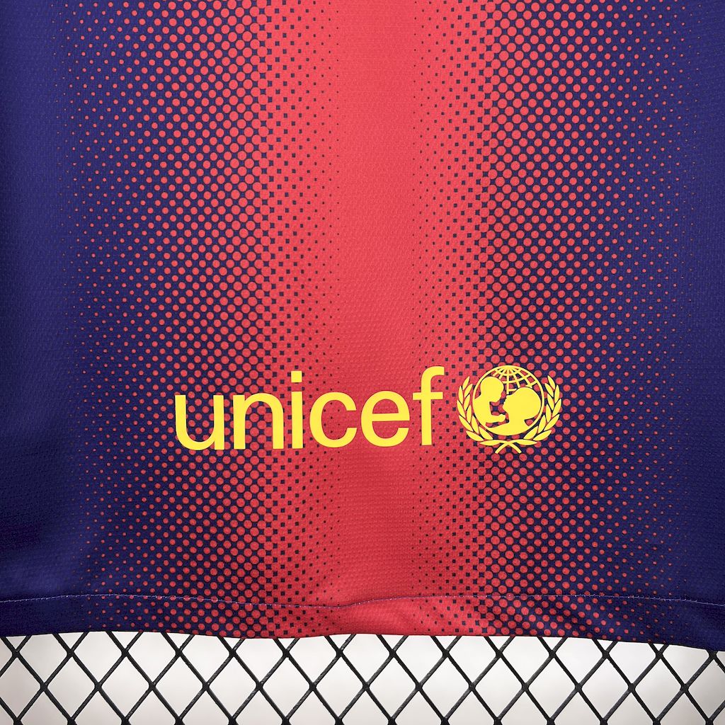 Barcelona 2012/13 Retro Home Long Sleeves Jersey