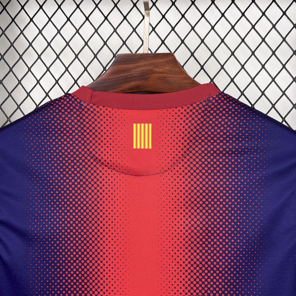 Barcelona 2012/13 Retro Home Long Sleeves Jersey