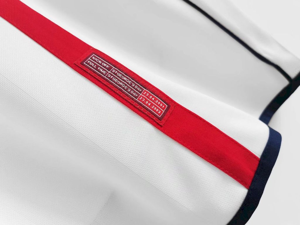 England 2001/03 Retro Home Jersey