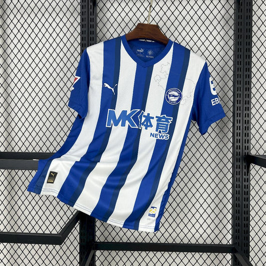 Men’s Deportivo Alaves 2025/26 Fan Home Jersey