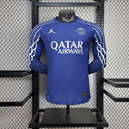 Men's Paris Saint-Germain 2025/26 Player Fourth Long Sleeve Jersey