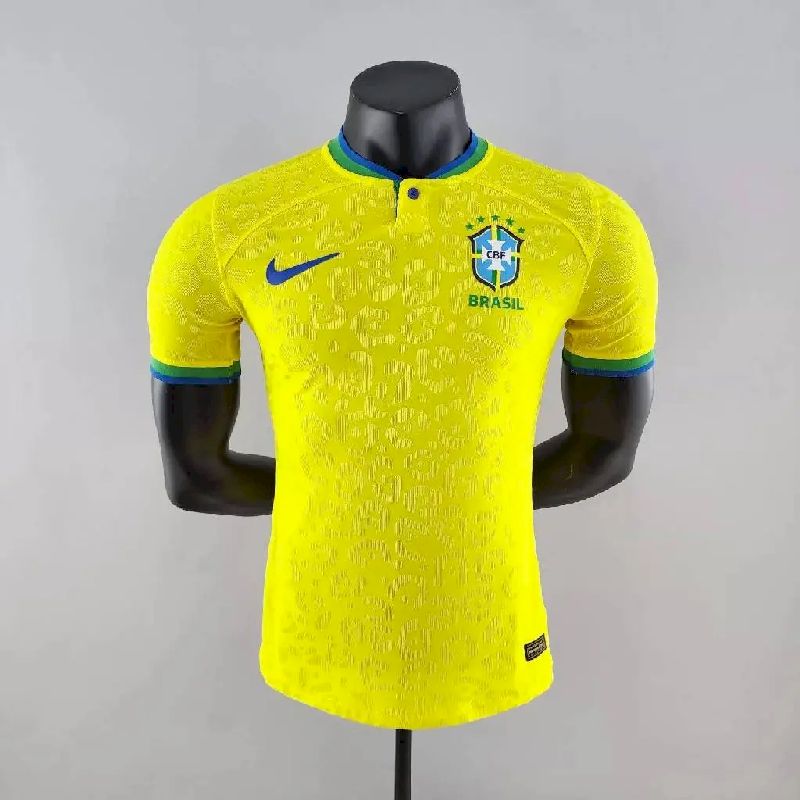 Mens Brazil 2022 Player Home Jersey