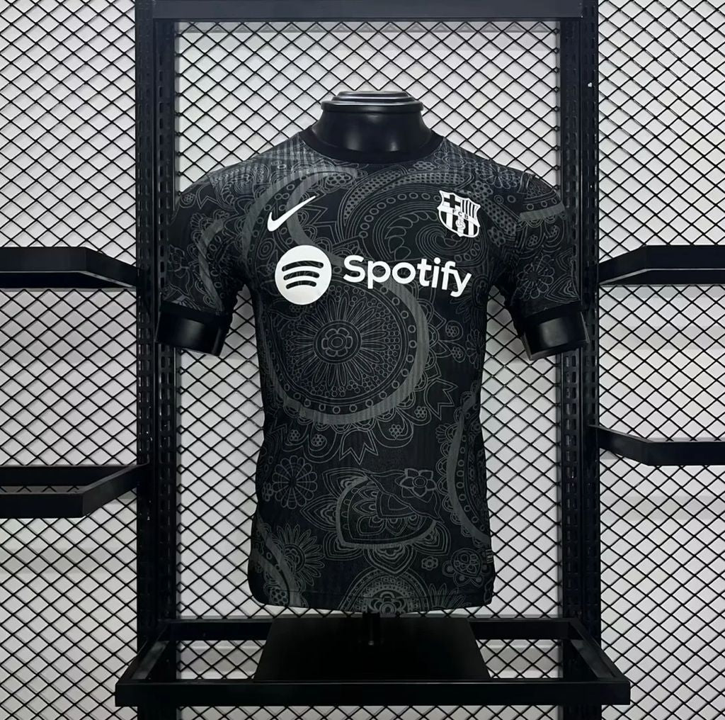 Men’s Barcelona 2024/25 Player Black Special Edition Jersey