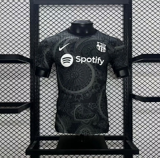 Men’s Barcelona 2024/25 Player Black Special Edition Jersey