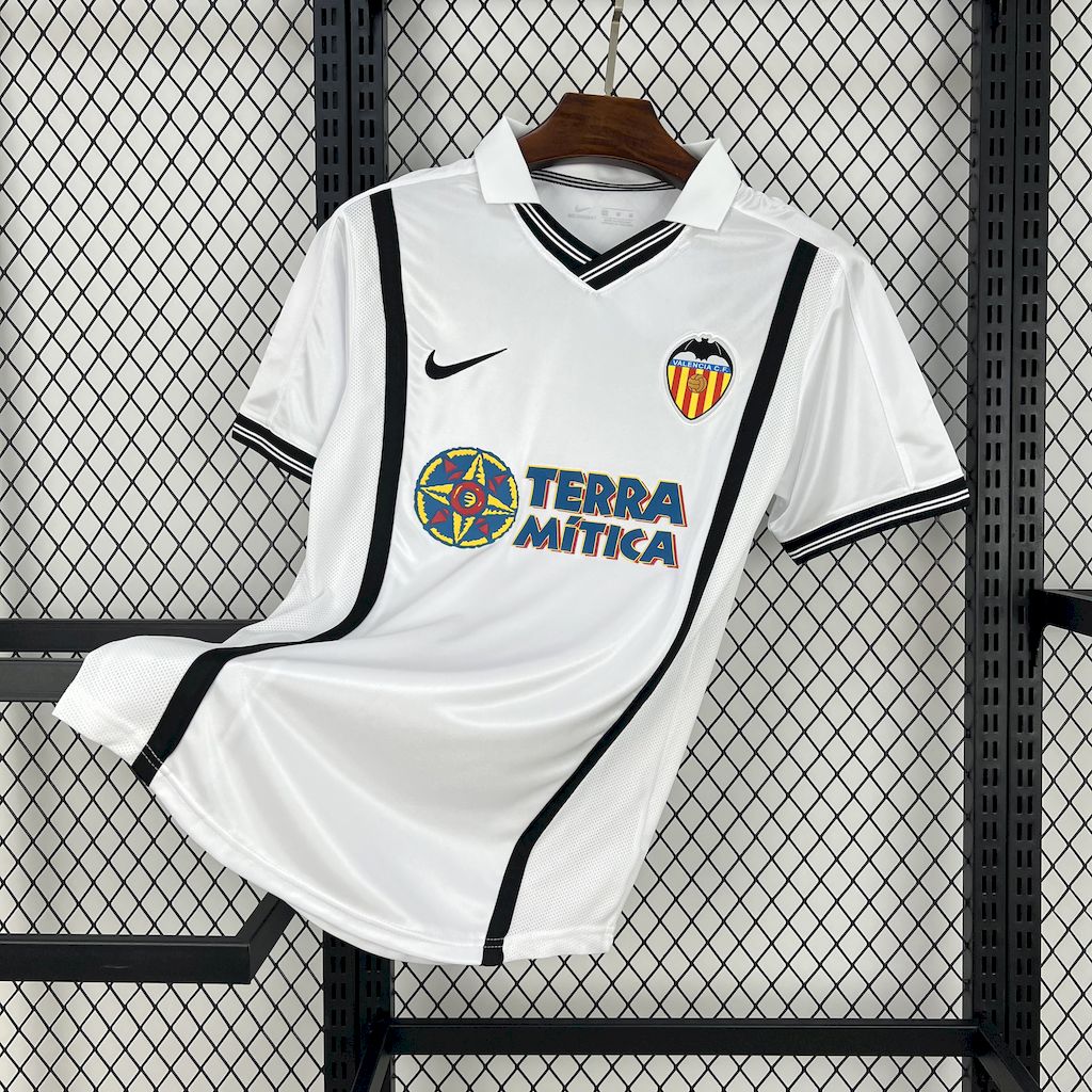 Valencia CF 2000/01 Retro Home Jersey