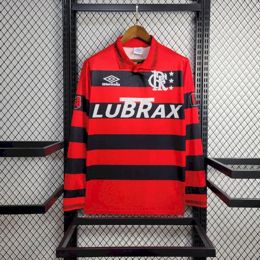 Flamengo 1994/95 Retro Home Long Sleeve Jersey