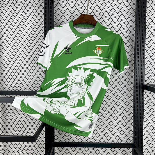 Men’s Real Betis 2025/26 Fan Hummel x Limited-edition Naruto Jersey
