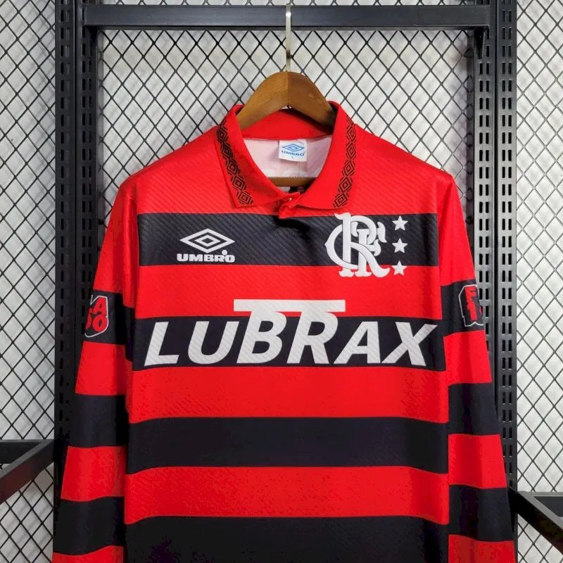 Flamengo 1994/95 Retro Home Long Sleeve Jersey