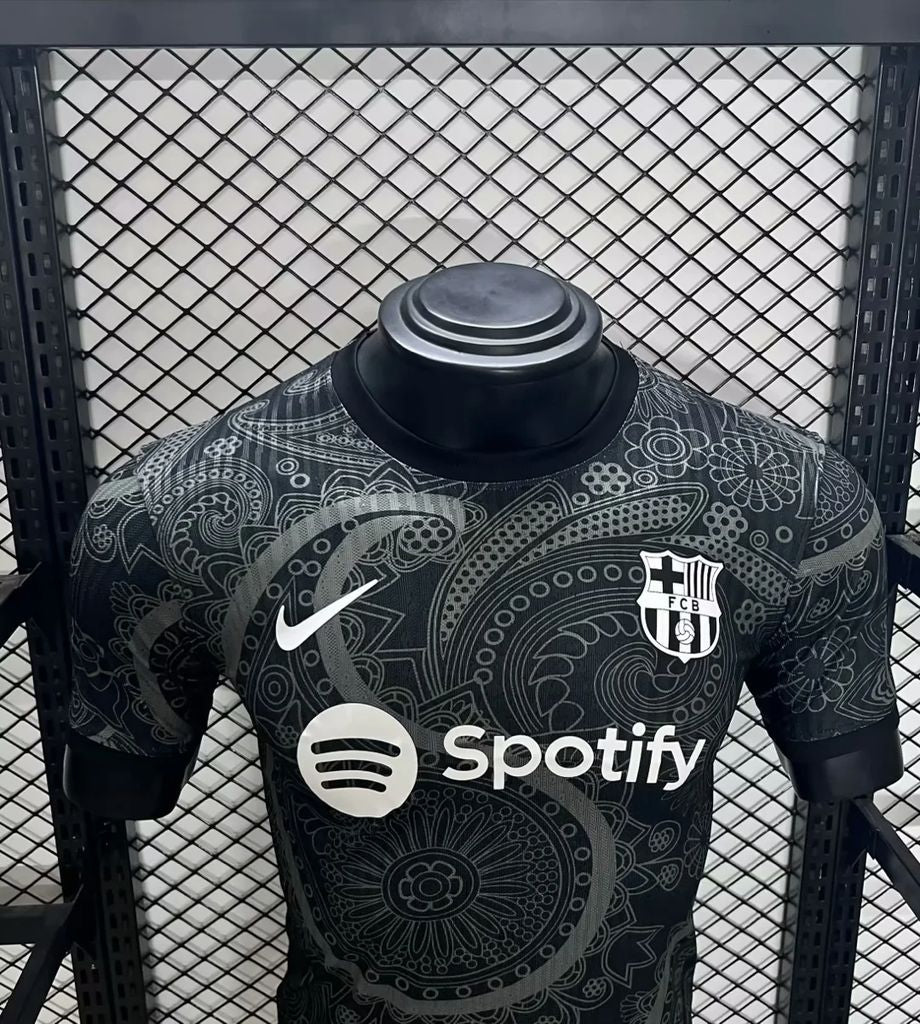 Men’s Barcelona 2024/25 Player Black Special Edition Jersey