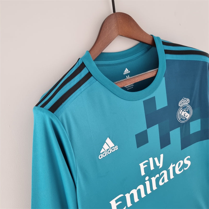 Real Madrid 2017/18 Retro Third Long Sleeves Jersey