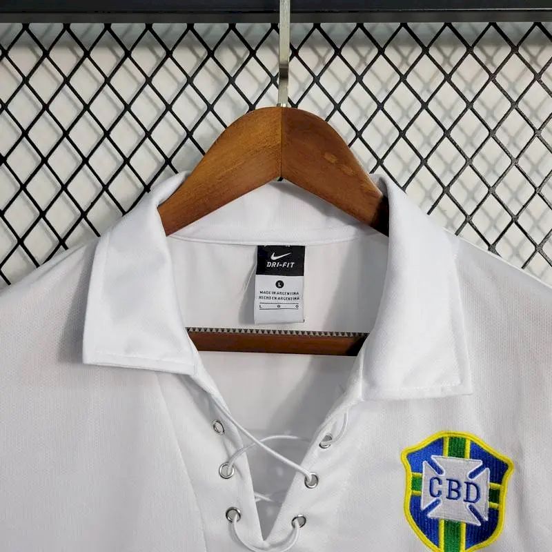 Brazil Retro White Jersey