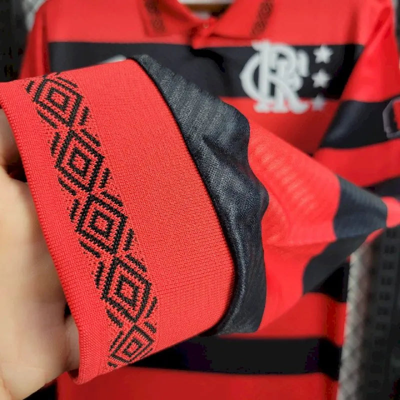 Flamengo 1994/95 Retro Home Long Sleeve Jersey