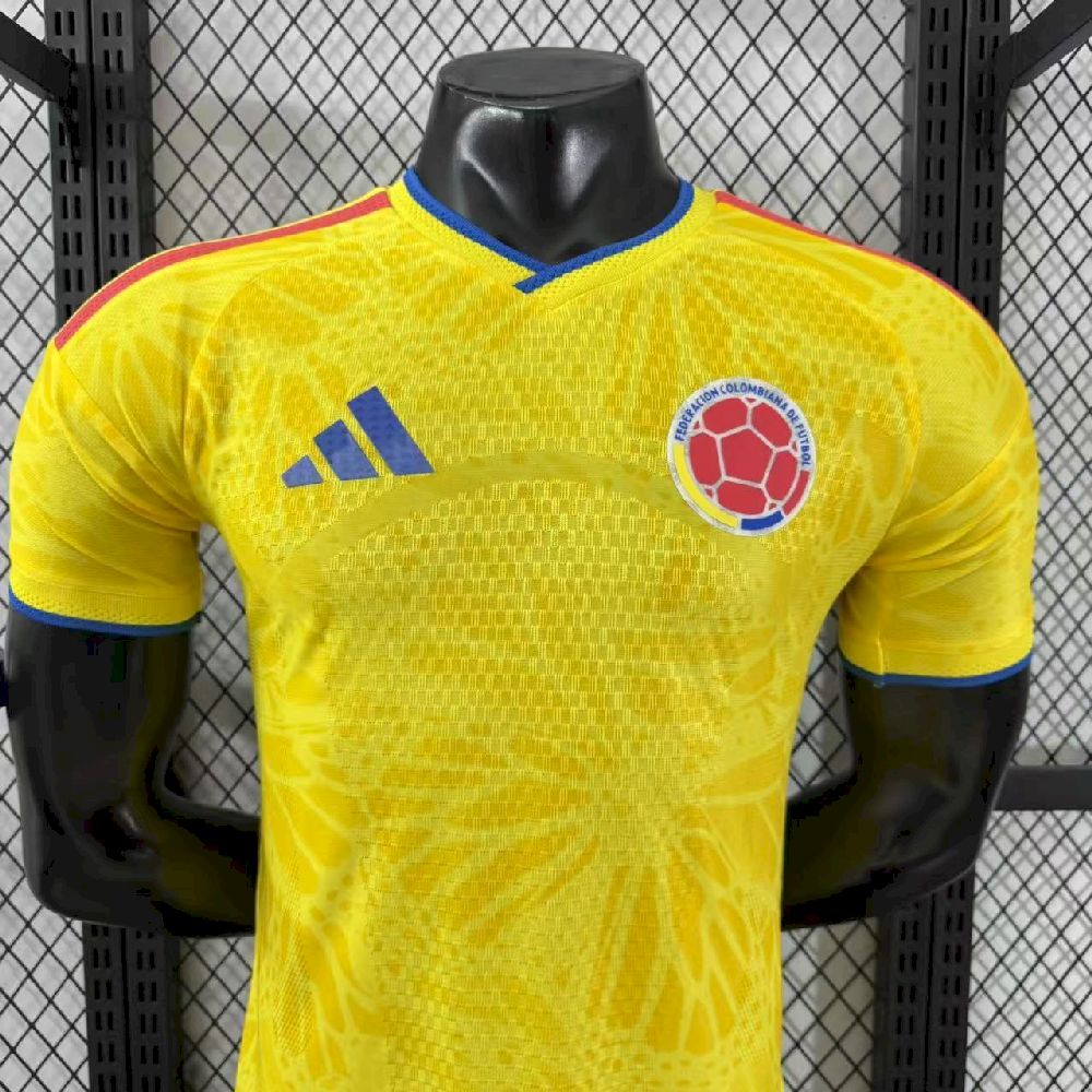 Men's Colombia 2025/26 Player Home Jersey