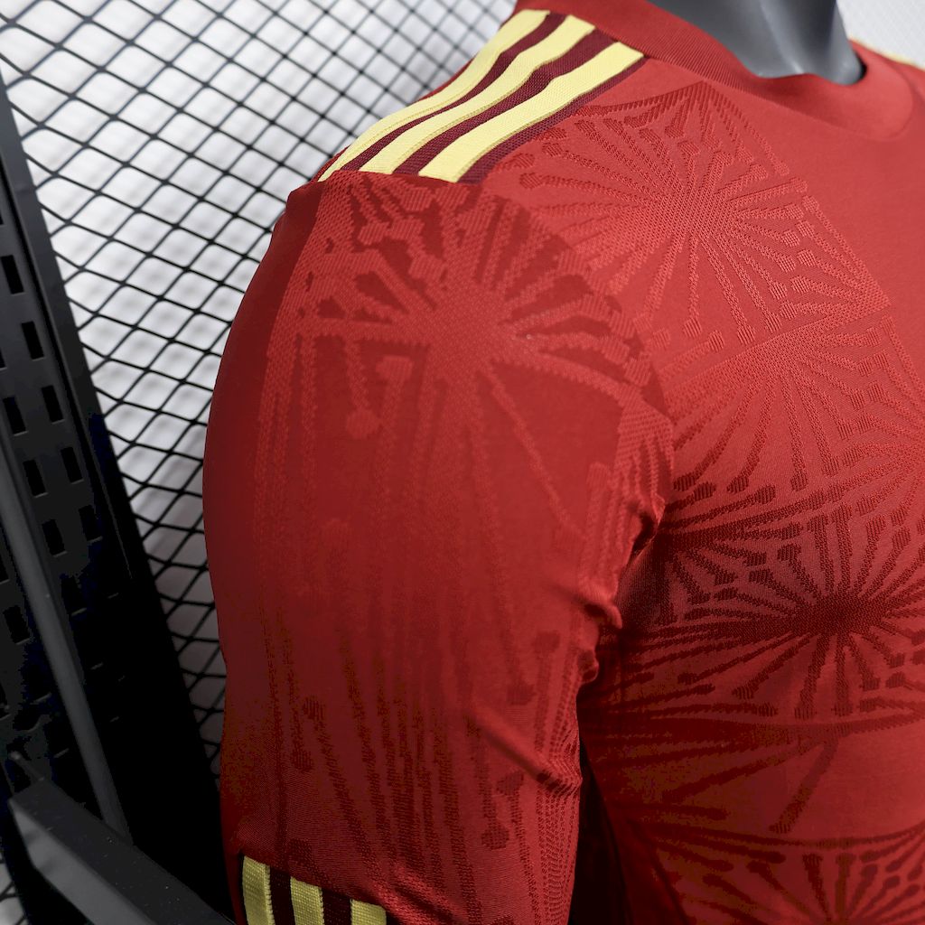 Men's Mexico 2025/26 Player Red Long Sleeves Jersey