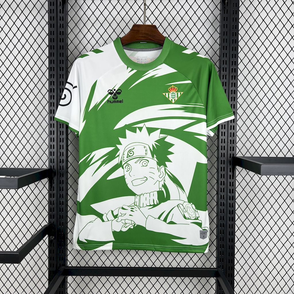 Men’s Real Betis 2025/26 Fan Hummel x Limited-edition Naruto Jersey