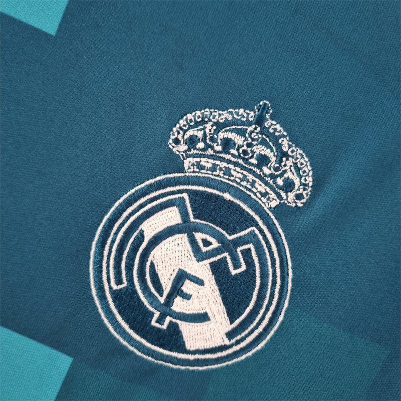 Real Madrid 2017/18 Retro Third Long Sleeves Jersey