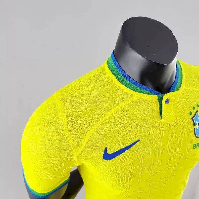 Mens Brazil 2022 Player Home Jersey