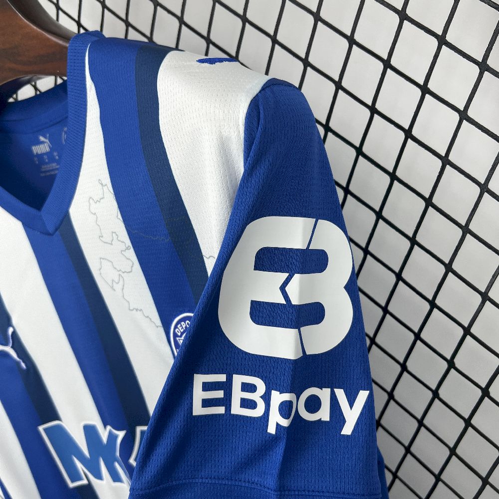 Men’s Deportivo Alaves 2025/26 Fan Home Jersey