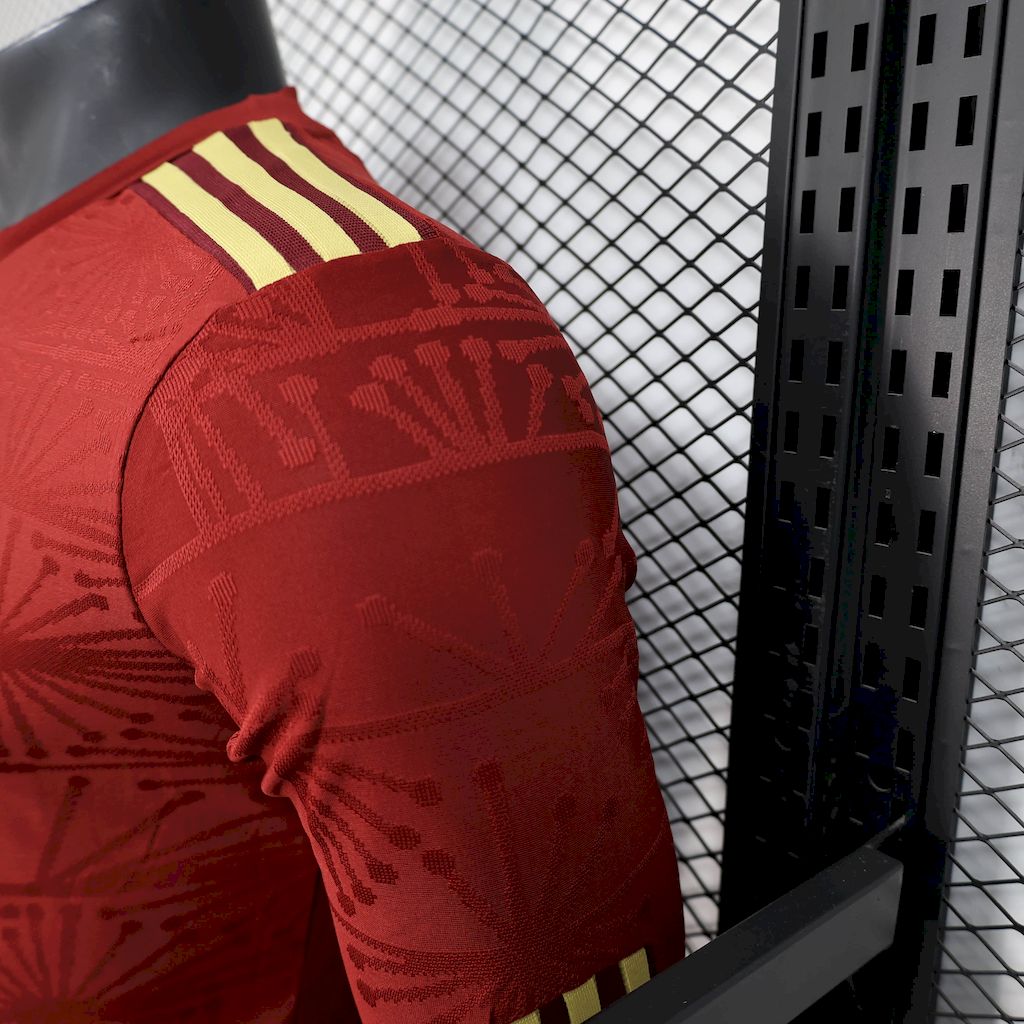 Men's Mexico 2025/26 Player Red Long Sleeves Jersey