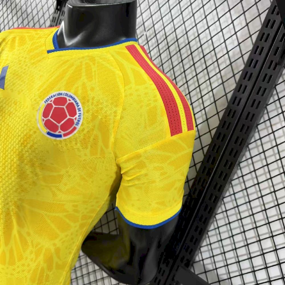 Men's Colombia 2025/26 Player Home Jersey