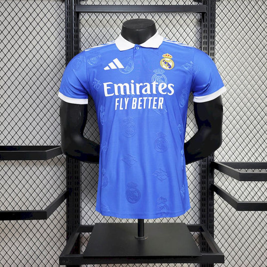 Men’s Real Madrid 2025/26 Player Blue Special Edition Jersey