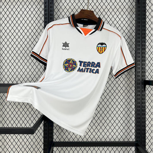 Valencia CF 1999/00 Retro Home Jersey