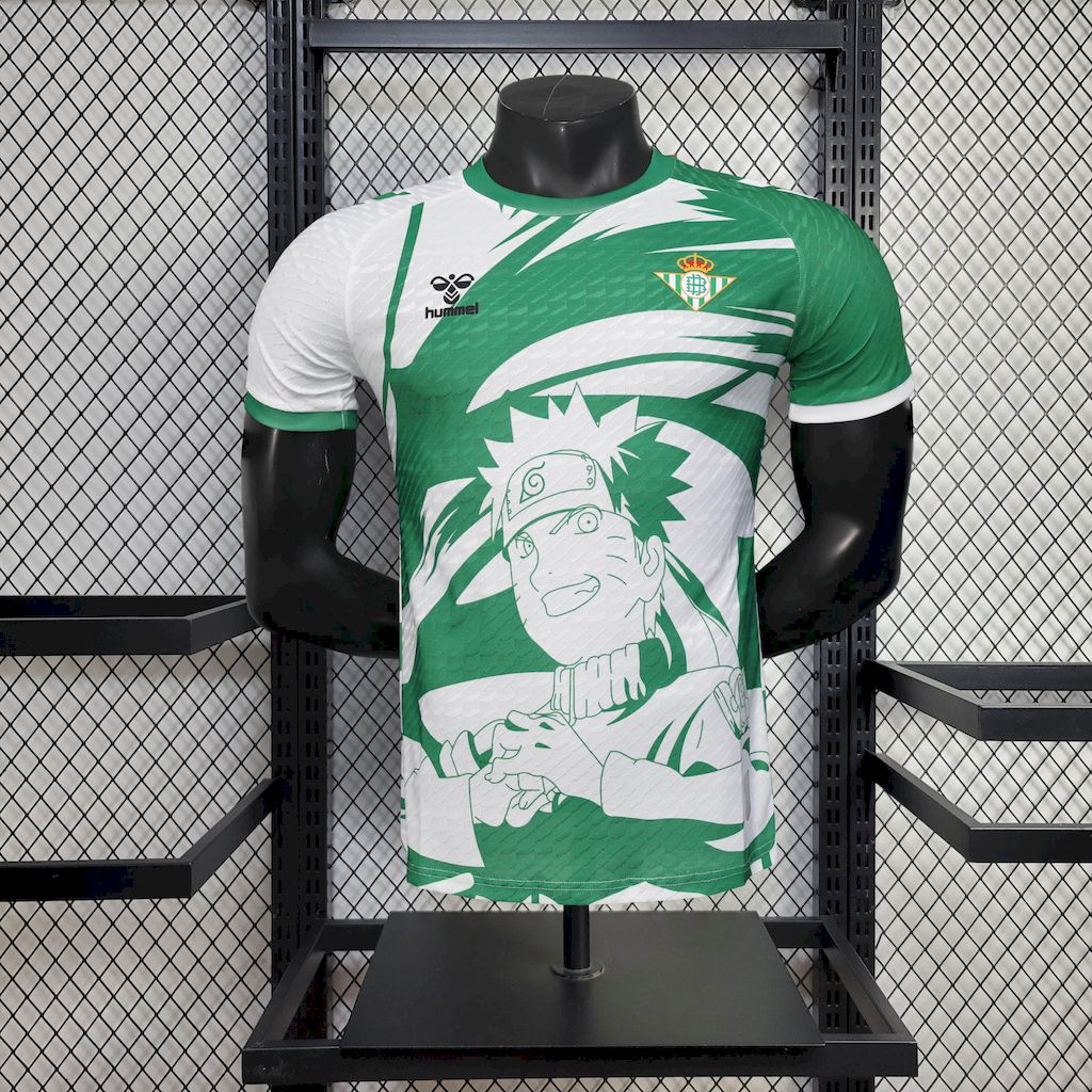 Men’s Real Betis 2025/26 Player Hummel x Limited-edition Naruto Jersey