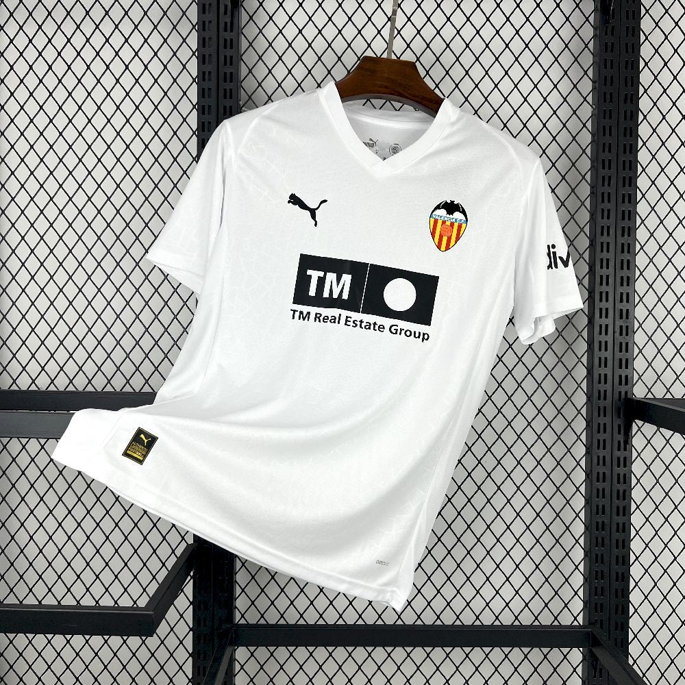 Men's Valencia CF 2025/26 Fan Sponsor Home Jersey