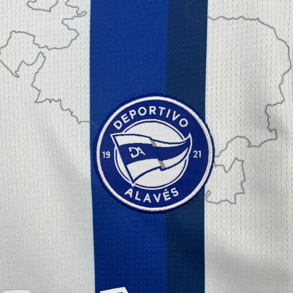 Men’s Deportivo Alaves 2025/26 Fan Home Jersey