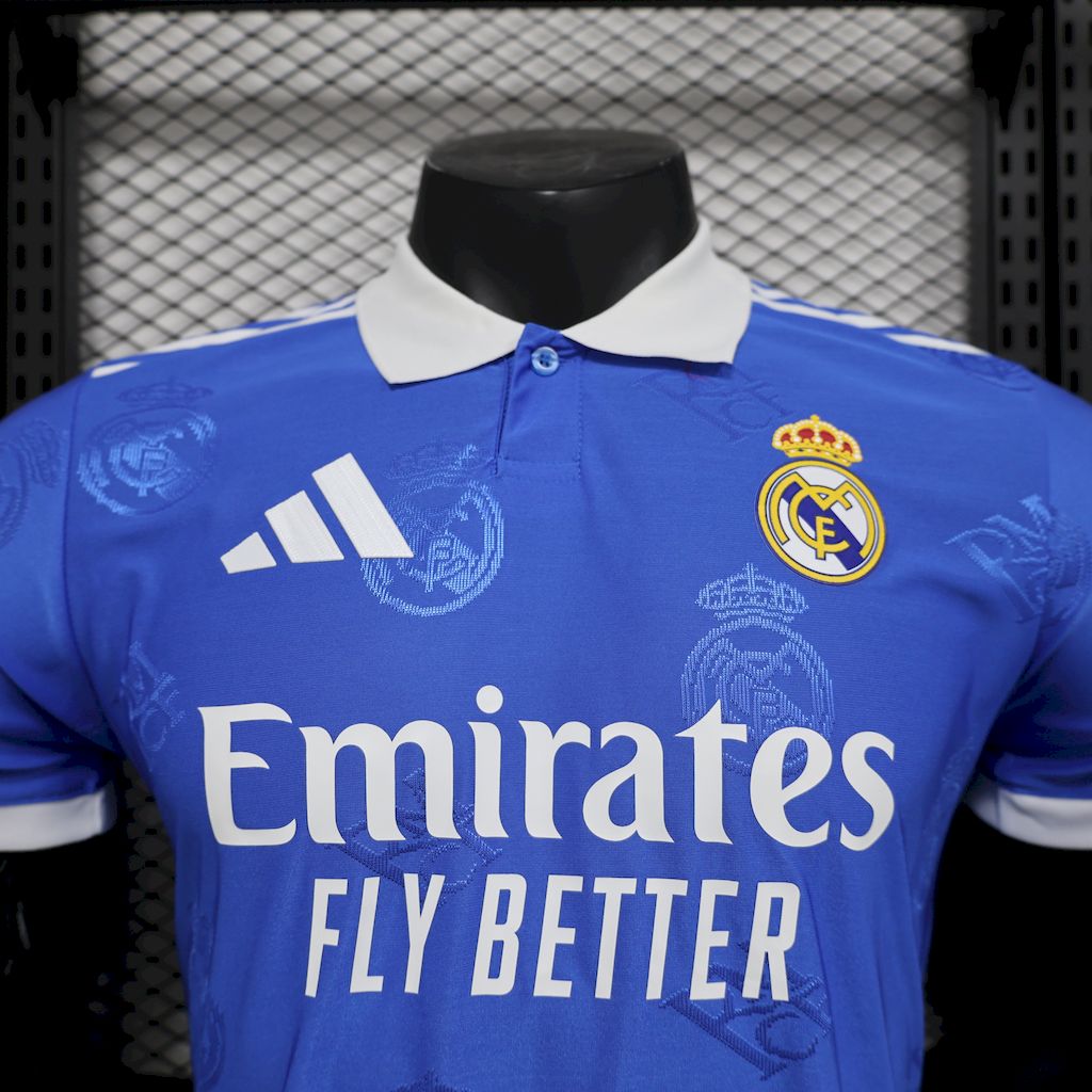 Men’s Real Madrid 2025/26 Player Blue Special Edition Jersey