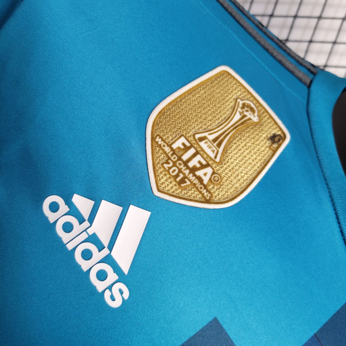 Real Madrid 2017/18 Retro Third Long Sleeves World Champions Patch Jersey