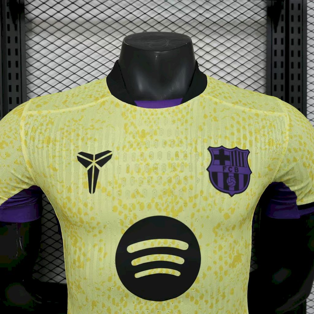 Men’s Barcelona 2025/26 Player Away Mamba Series Kobe Bryant Joint Edition Jersey