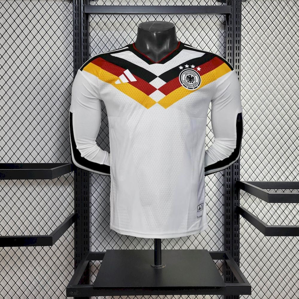 Men's Germany 2026 World Cup Home Long Sleeve Jersey Player Version