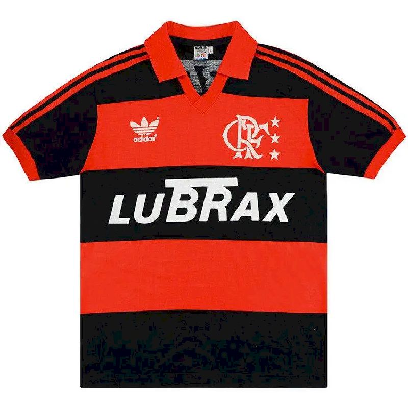 Flamengo 1987/90 Retro Home Zico Jersey