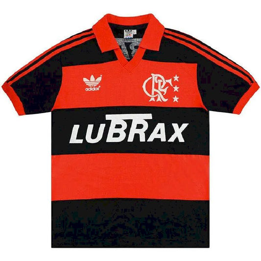Flamengo 1987/90 Retro Home Zico Jersey