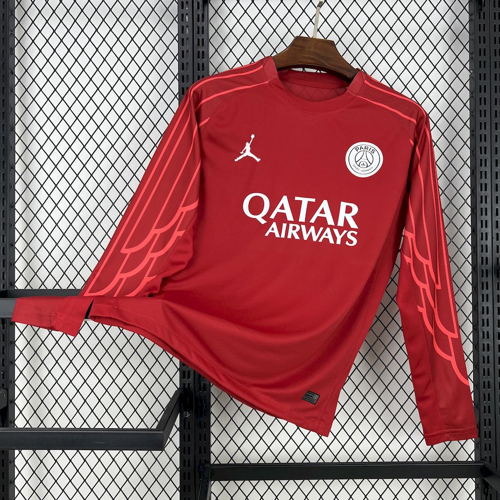 Men's Paris Saint-Germain 2025/26 Goalkeeper Long Sleeve Jersey