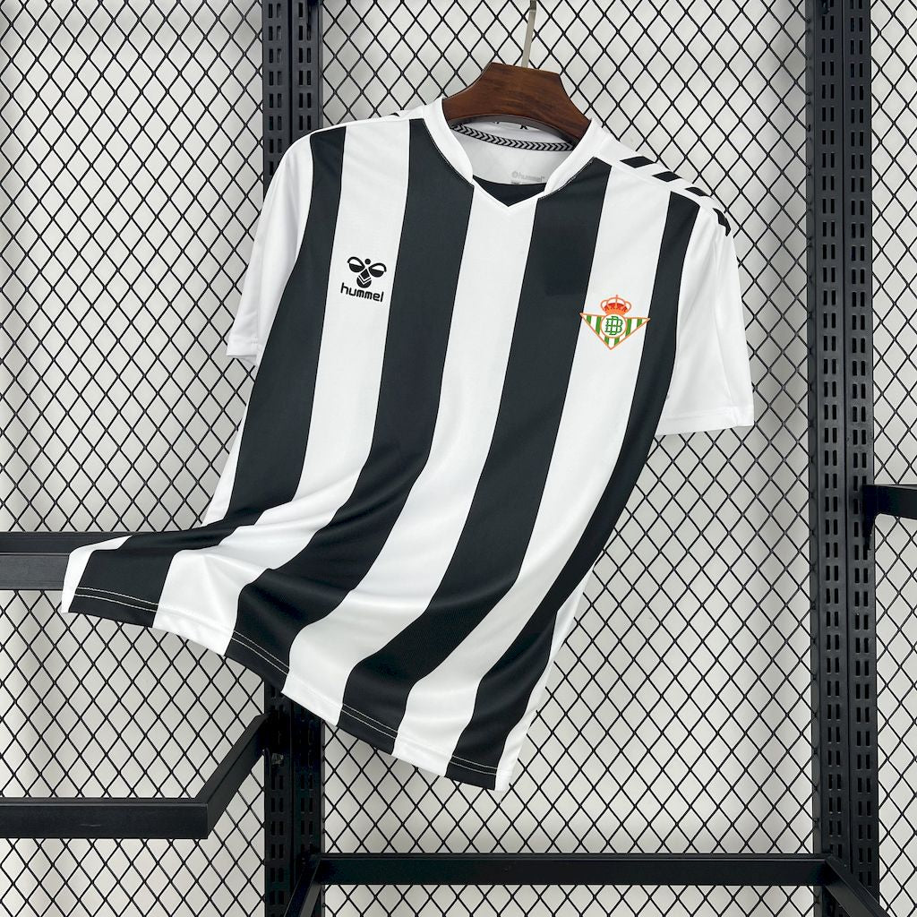 Men’s Real Betis 2025/26 Fan Black and white special edition Jersey