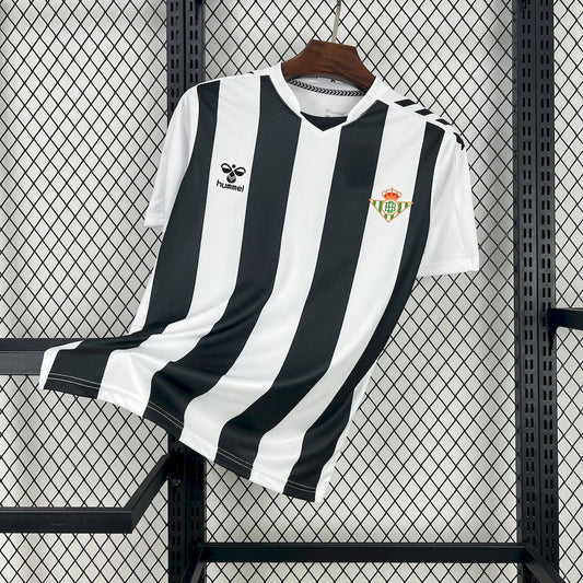 Men’s Real Betis 2025/26 Fan Black and white special edition Jersey