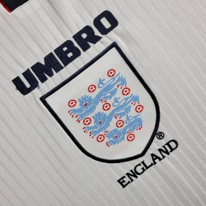 England 1998 Retro Home Long Jersey