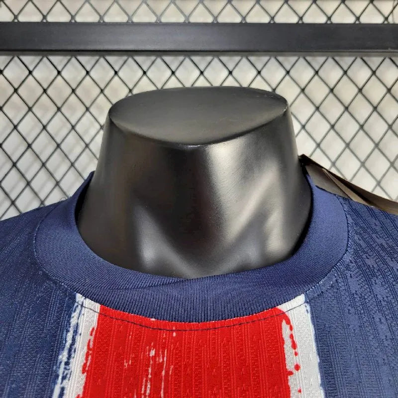 Men's Paris Saint-Germain 2024/25 Player Home Long Sleeve Jersey