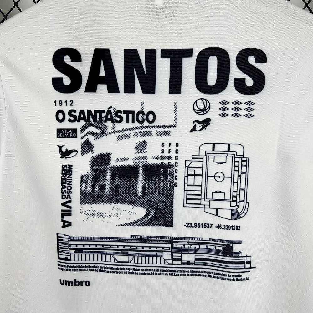 Men's Santos 2025/26 Concentração Umbro Jersey