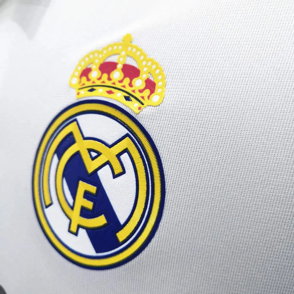 Real Madrid 2011/12 Retro Home Long Sleeves Jersey