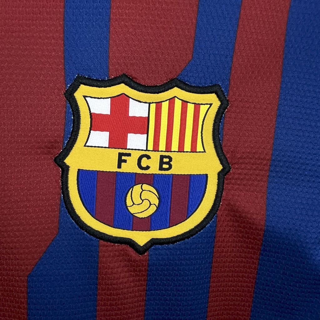 Barcelona 2011/12 Retro Home Long Sleeves Jersey