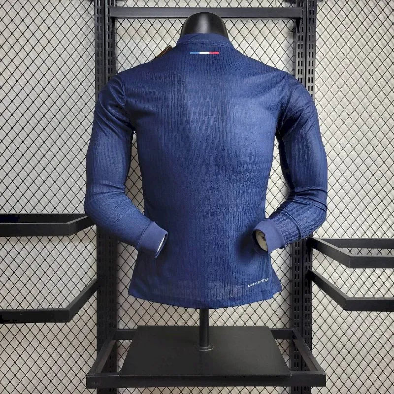 Men's Paris Saint-Germain 2024/25 Player Home Long Sleeve Jersey