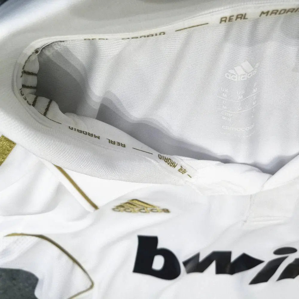 Real Madrid 2011/12 Retro Home Long Sleeves Jersey